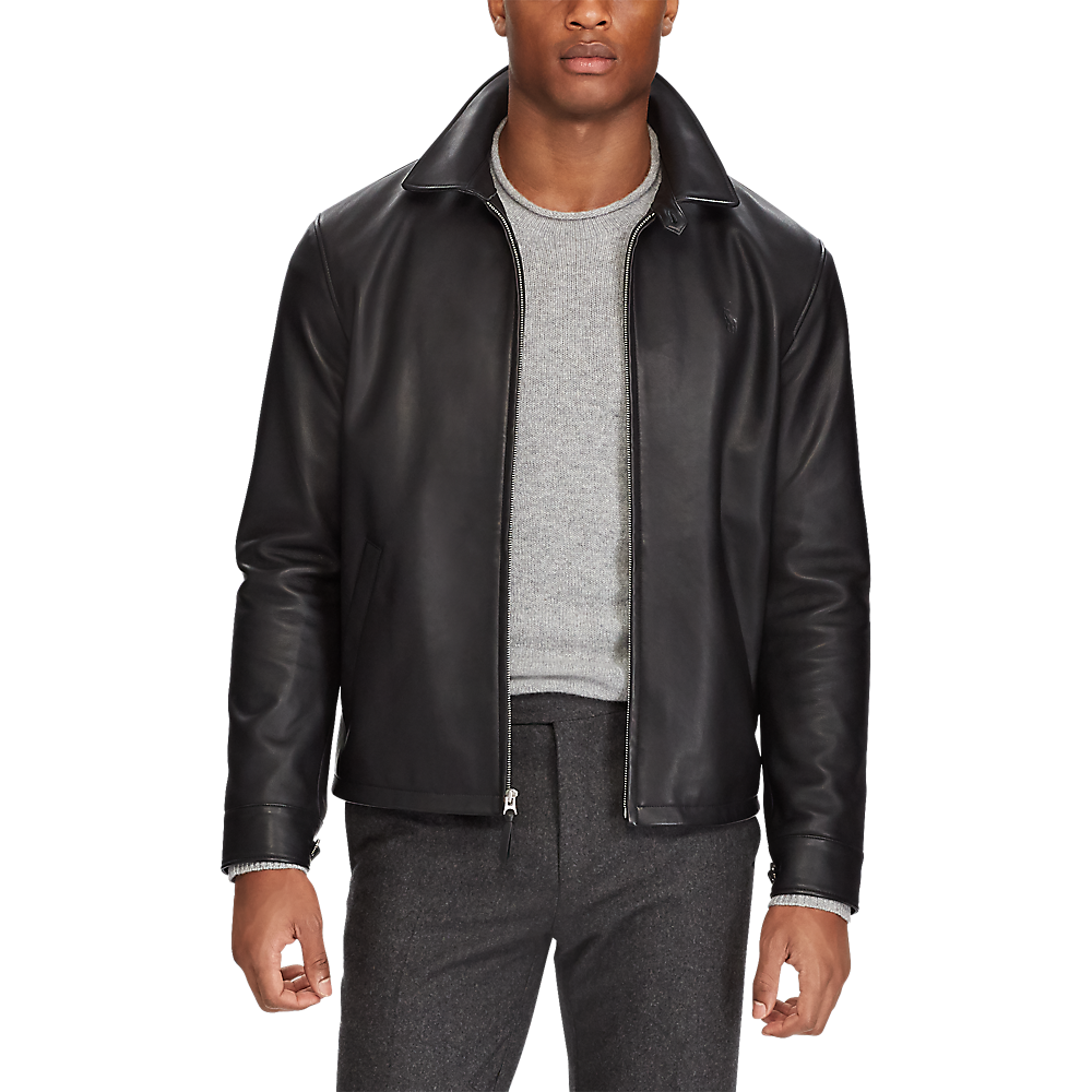 Ralph lauren maxwell leather jacket hotsell